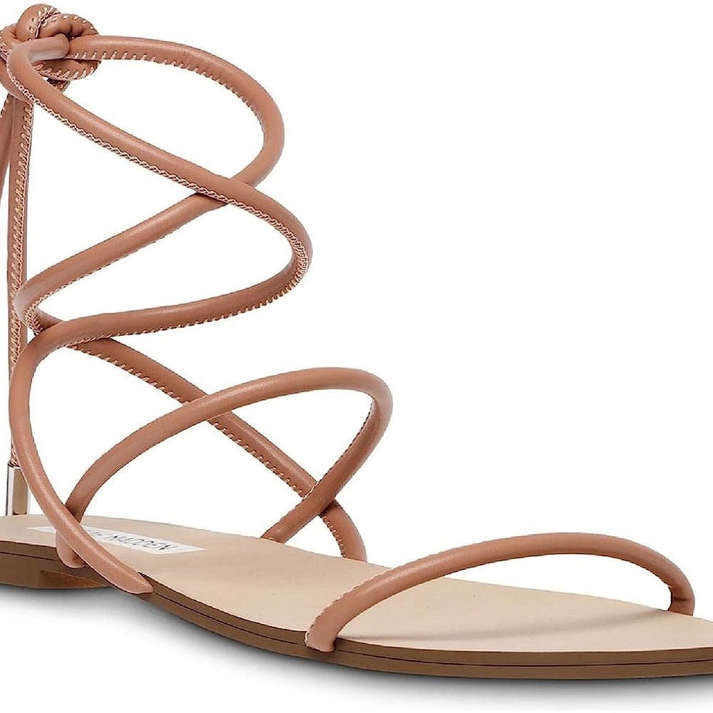 Steve Madden Twirl Nude Flat Sandals